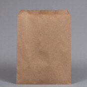 Flat Merchandise Bags. Natural Kraf